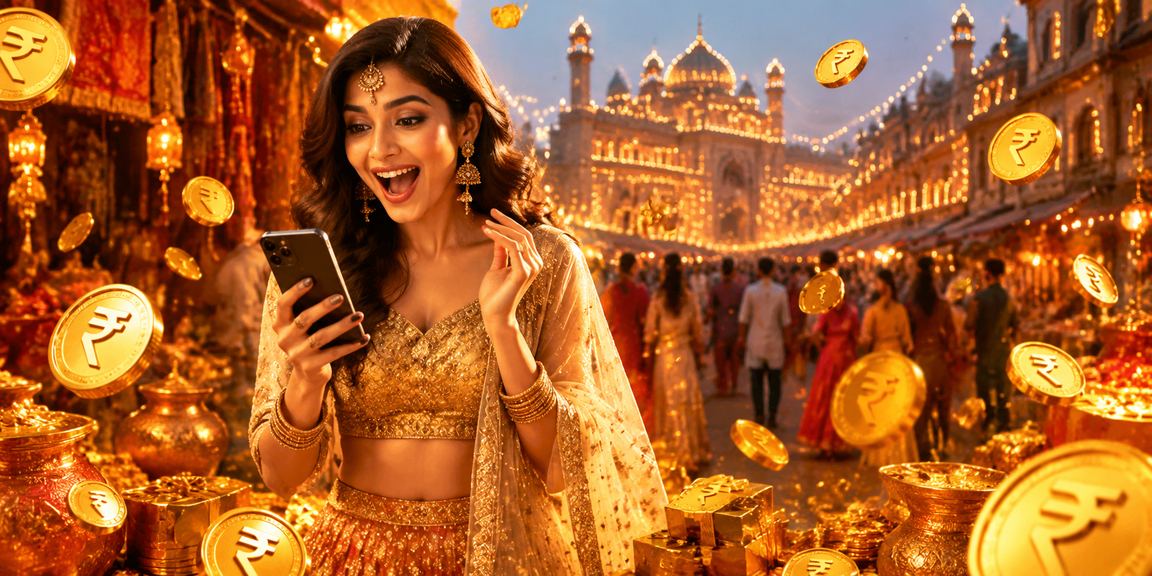 Player enjoying mobile casino gaming in India